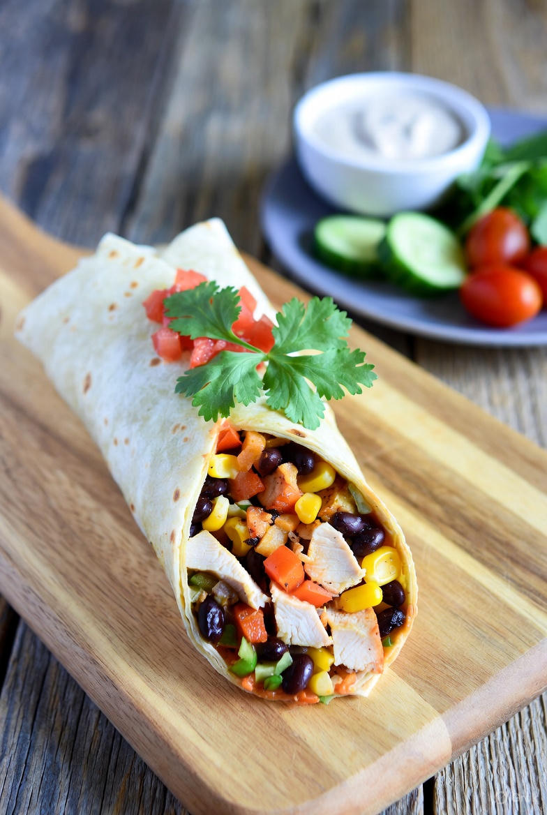 Recipe Spotlight: Santa Fe Chicken Wrap with Chipotle Ranch | EasyHome Blog — Bailey AI and EasyHome home management app